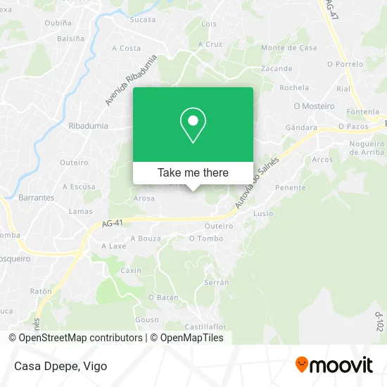 Casa Dpepe map