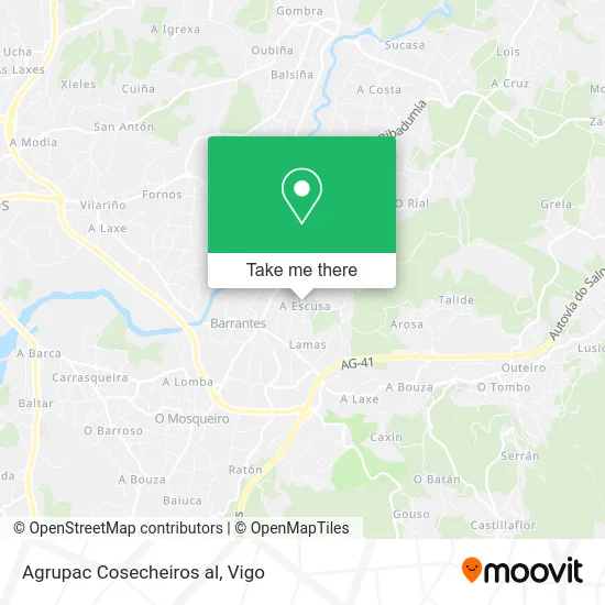 mapa Agrupac Cosecheiros al