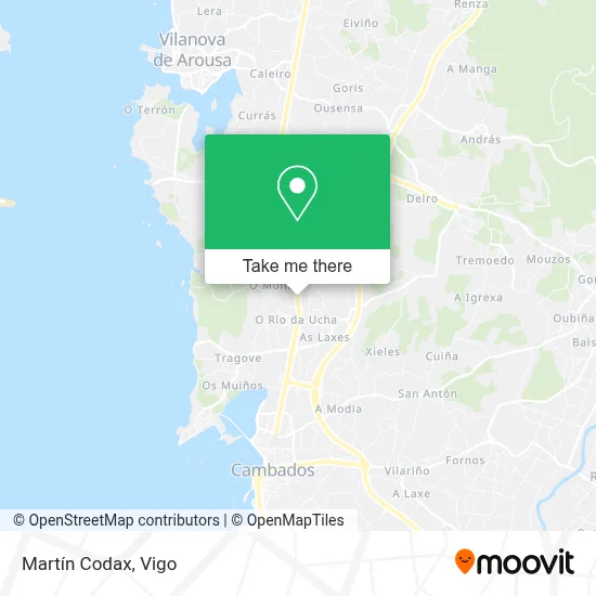 Martín Codax map