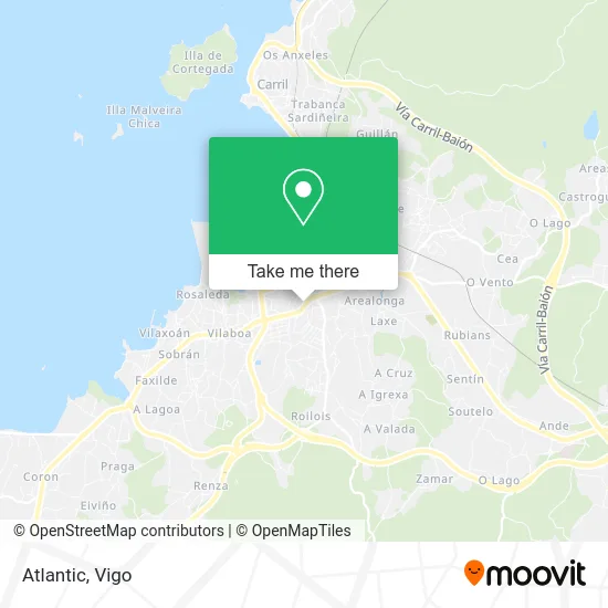 Atlantic map