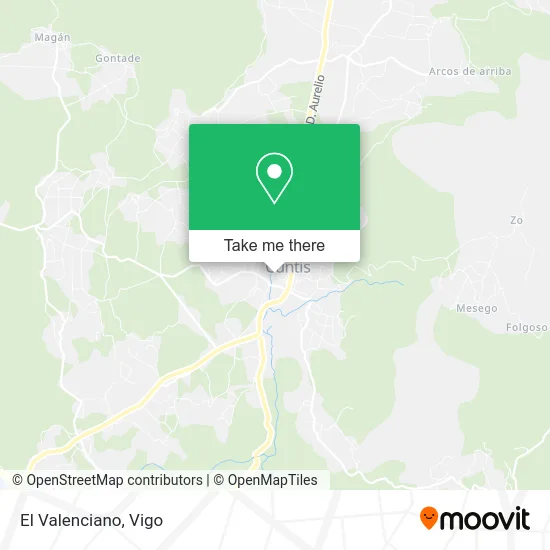 El Valenciano map