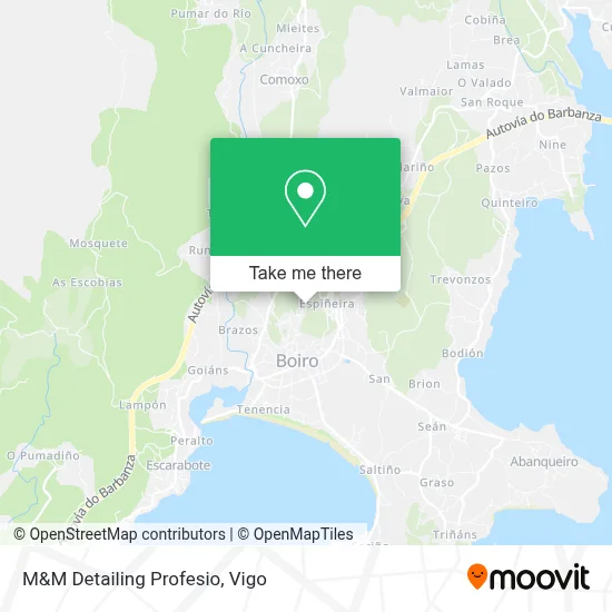 M&M Detailing Profesio map