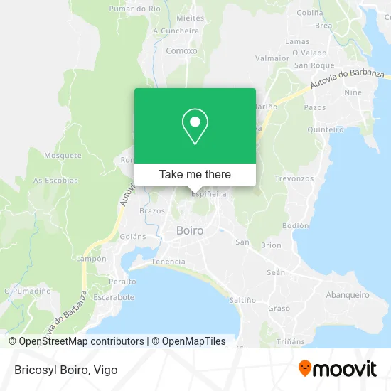 Bricosyl Boiro map