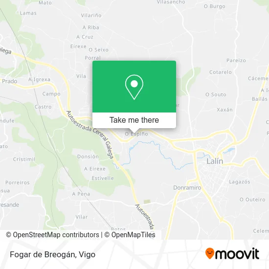 Fogar de Breogán map