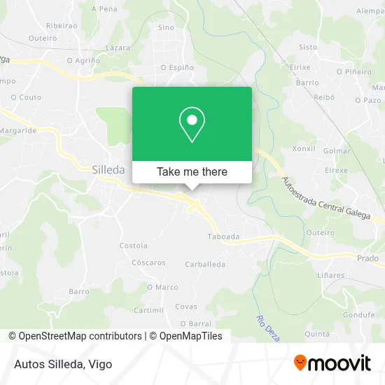 Autos Silleda map