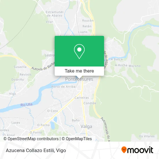 Azucena Collazo Estili map