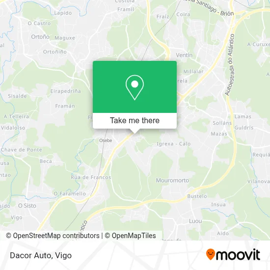 Dacor Auto map