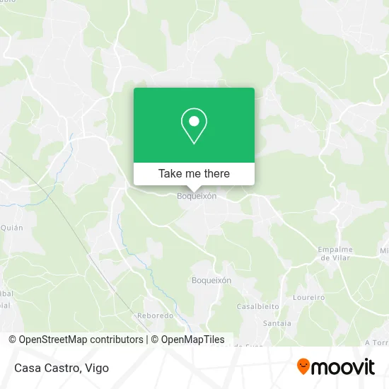 Casa Castro map