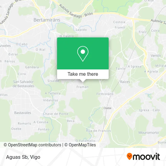 Aguas Sb map