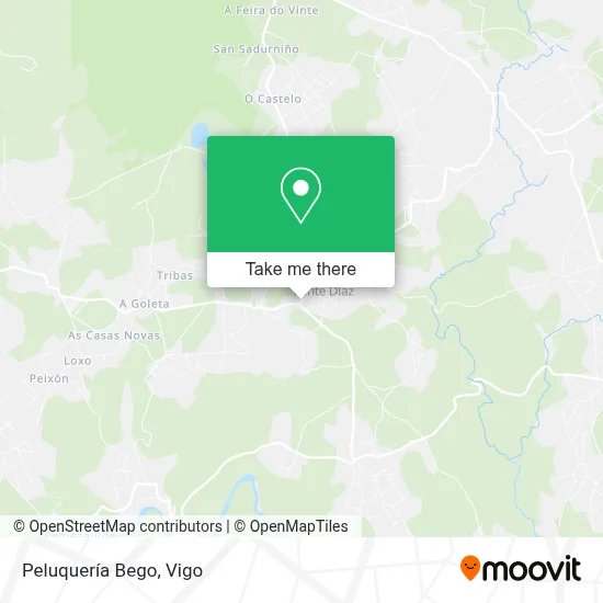 Peluquería Bego map