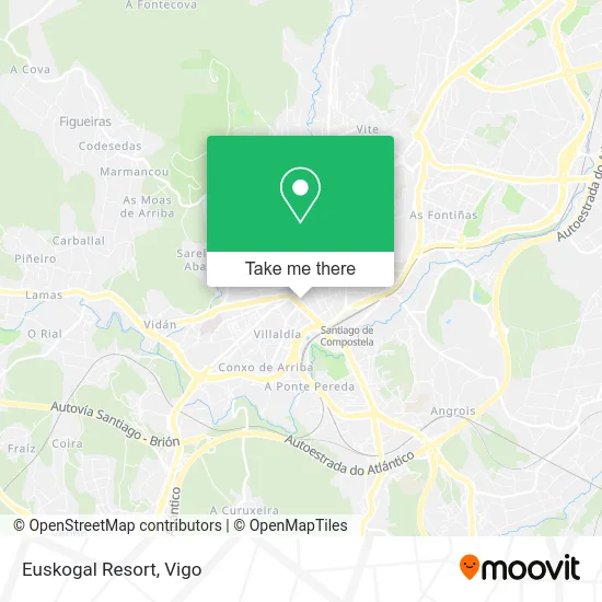 Euskogal Resort map