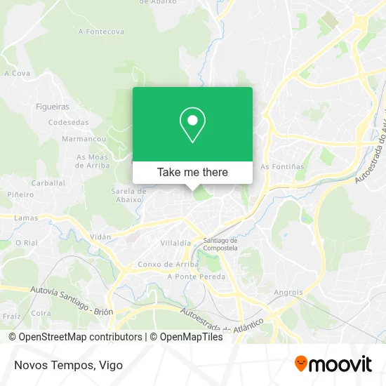 Novos Tempos map