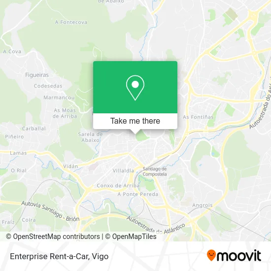 Enterprise Rent-a-Car map