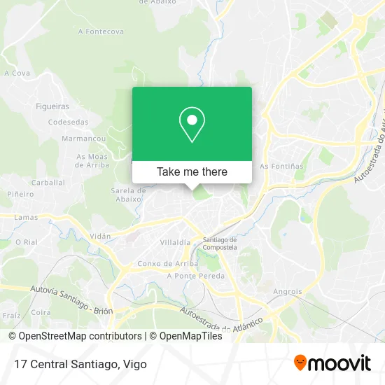 17 Central Santiago map