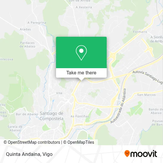 Quinta Andaina map