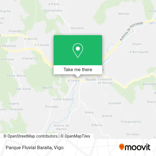 Parque Fluvial Baralla map