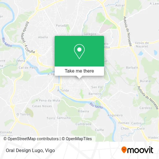 Oral Design Lugo map