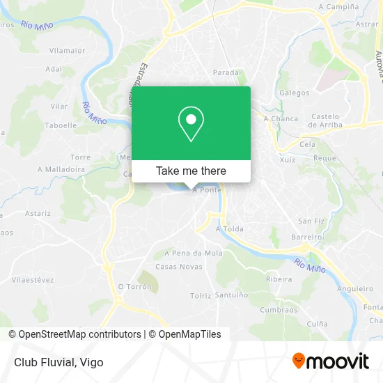 Club Fluvial map