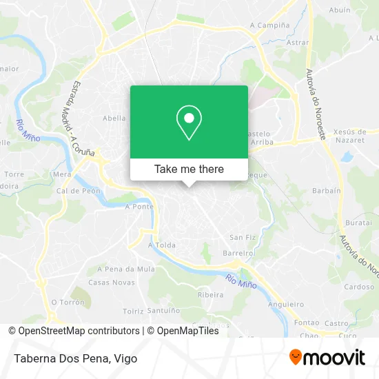Taberna Dos Pena map