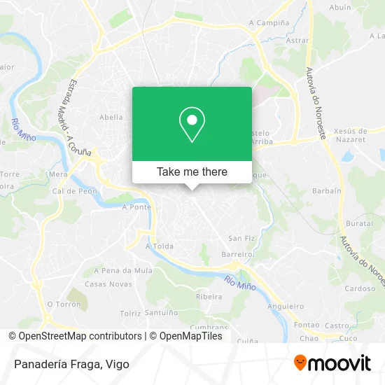 Panadería Fraga map