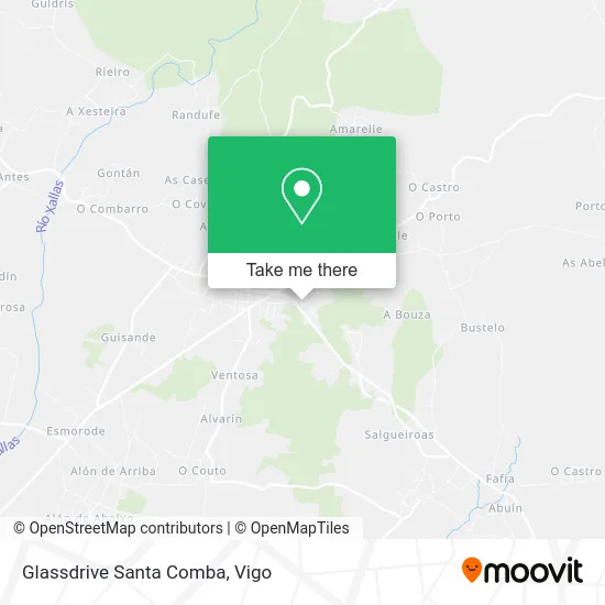 Glassdrive Santa Comba map