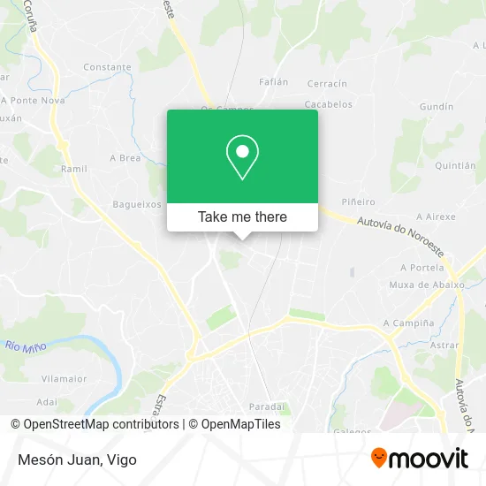 Mesón Juan map