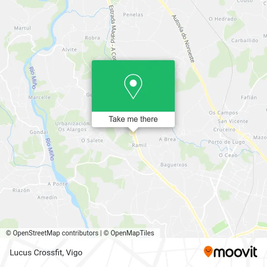 Lucus Crossfit map