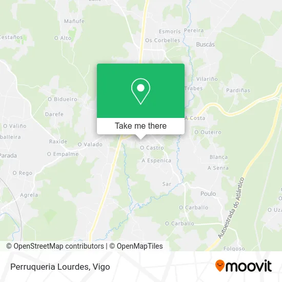 Perruqueria Lourdes map