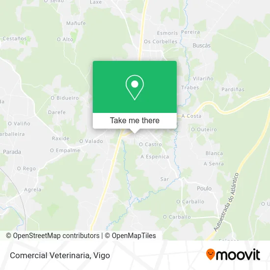 Comercial Veterinaria map