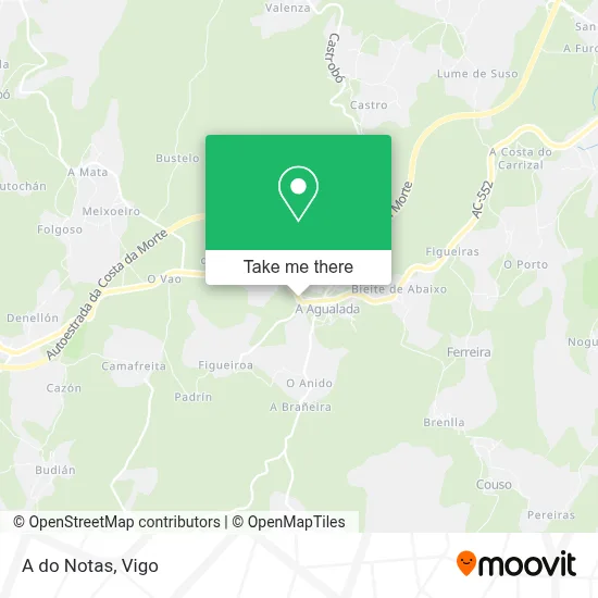 A do Notas map