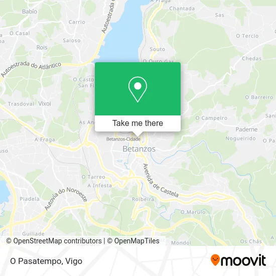 O Pasatempo map