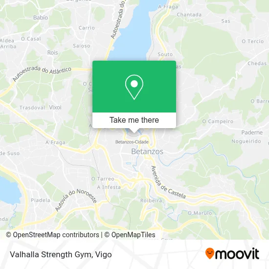 Valhalla Strength Gym map