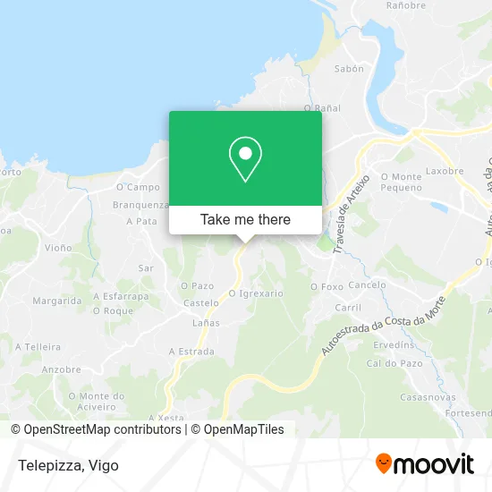 Telepizza map
