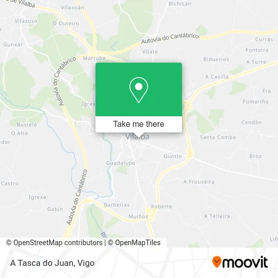 A Tasca do Juan map