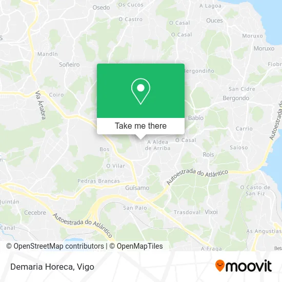 Demaria Horeca map