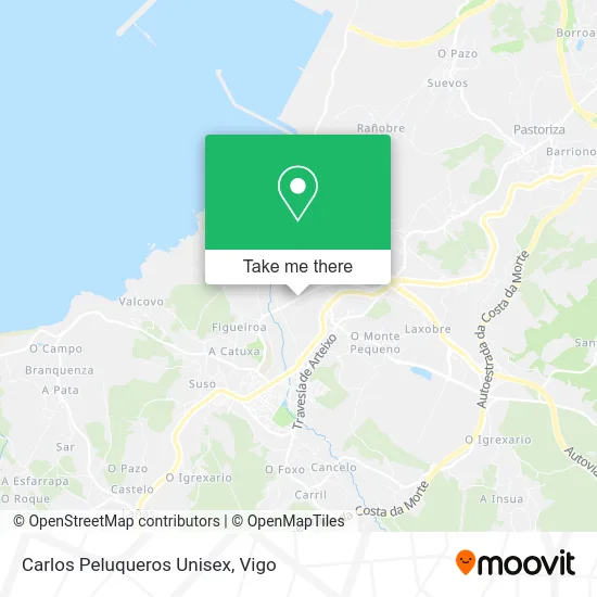 Carlos Peluqueros Unisex map