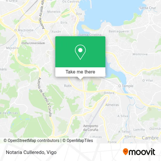 Notaria Culleredo map