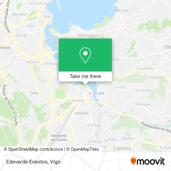 Edeverde Eventos map