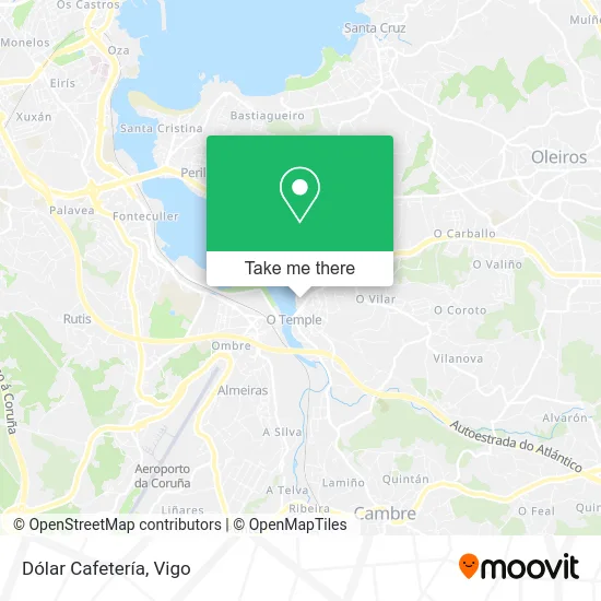 Dólar Cafetería map