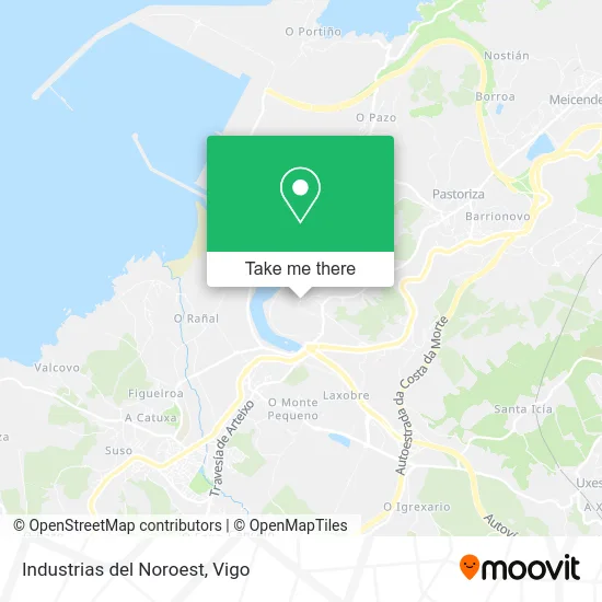 Industrias del Noroest map
