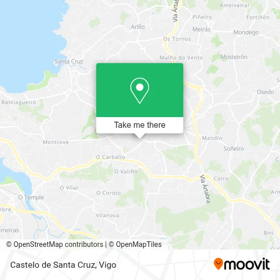 Castelo de Santa Cruz map