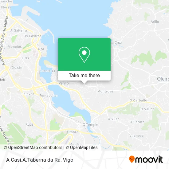 A Casi.A.Taberna da Ra map