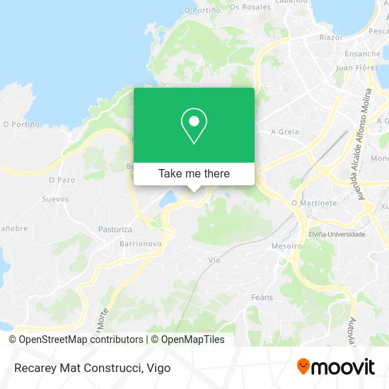 Recarey Mat Construcci map