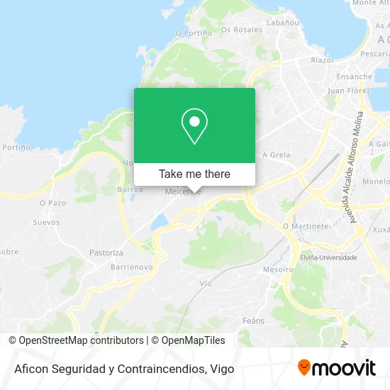 Aficon Seguridad y Contraincendios map