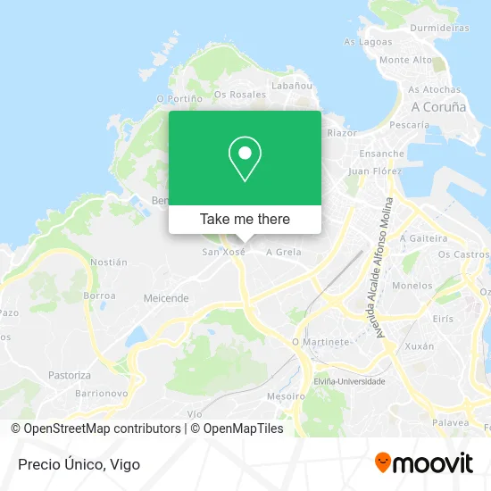 Precio Único map