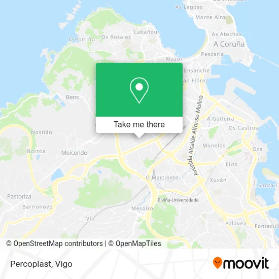 Percoplast map
