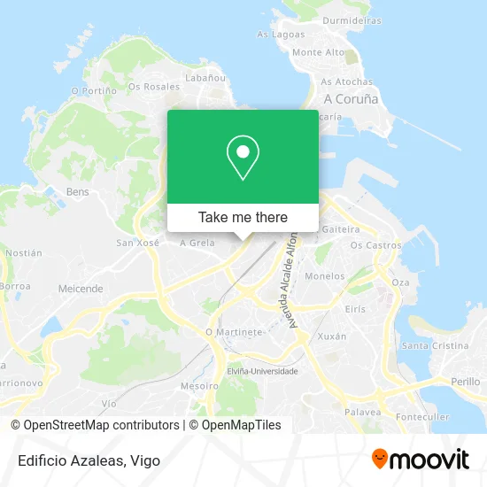 Edificio Azaleas map