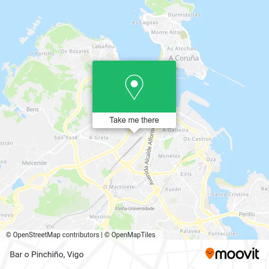 Bar o Pinchiño map