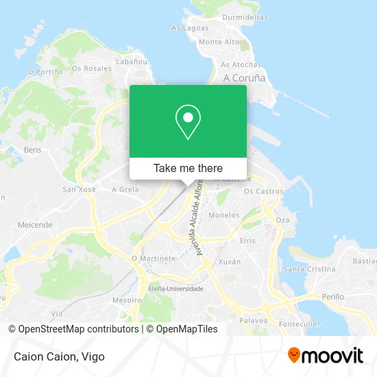 Caion Caion map
