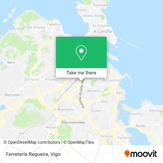 Ferretería Regueira map